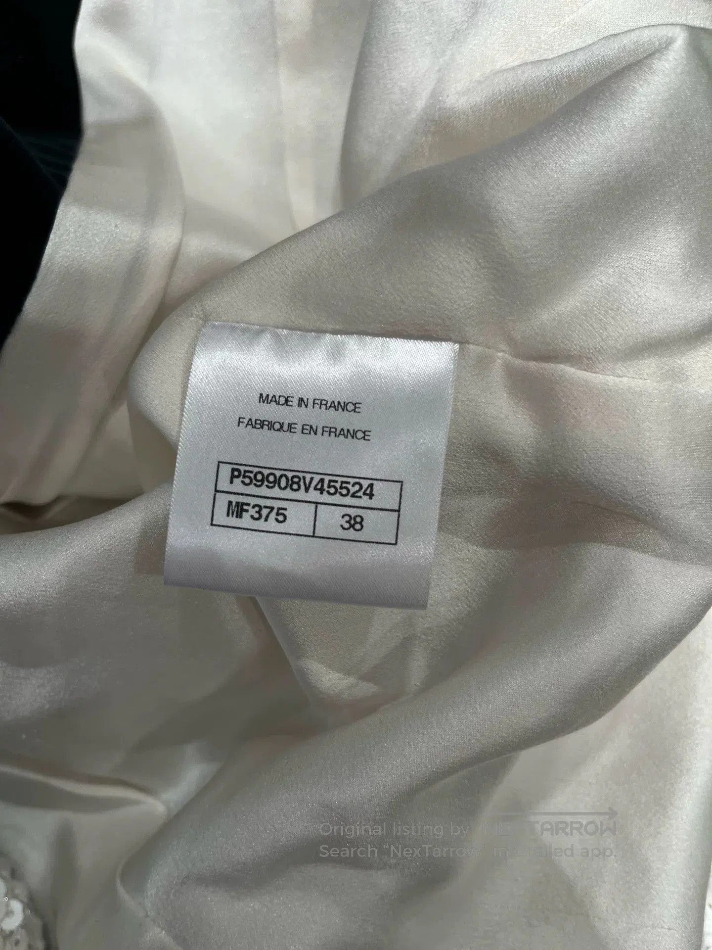 Chanel Chanel White Sequin Forest Series Jacket. Size US S / EU 44-46 / 1 - 4 Thumbnail