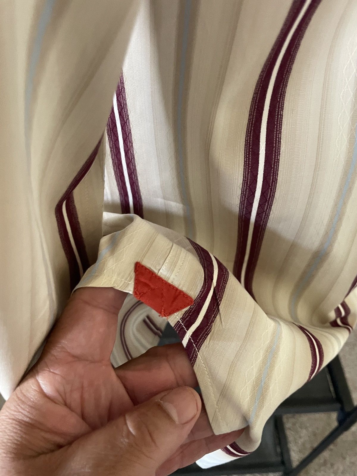 Paul Smith Striped Spread Collar FC contrast sleeve shirt Size US M / EU 48-50 / 2 - 3 Thumbnail