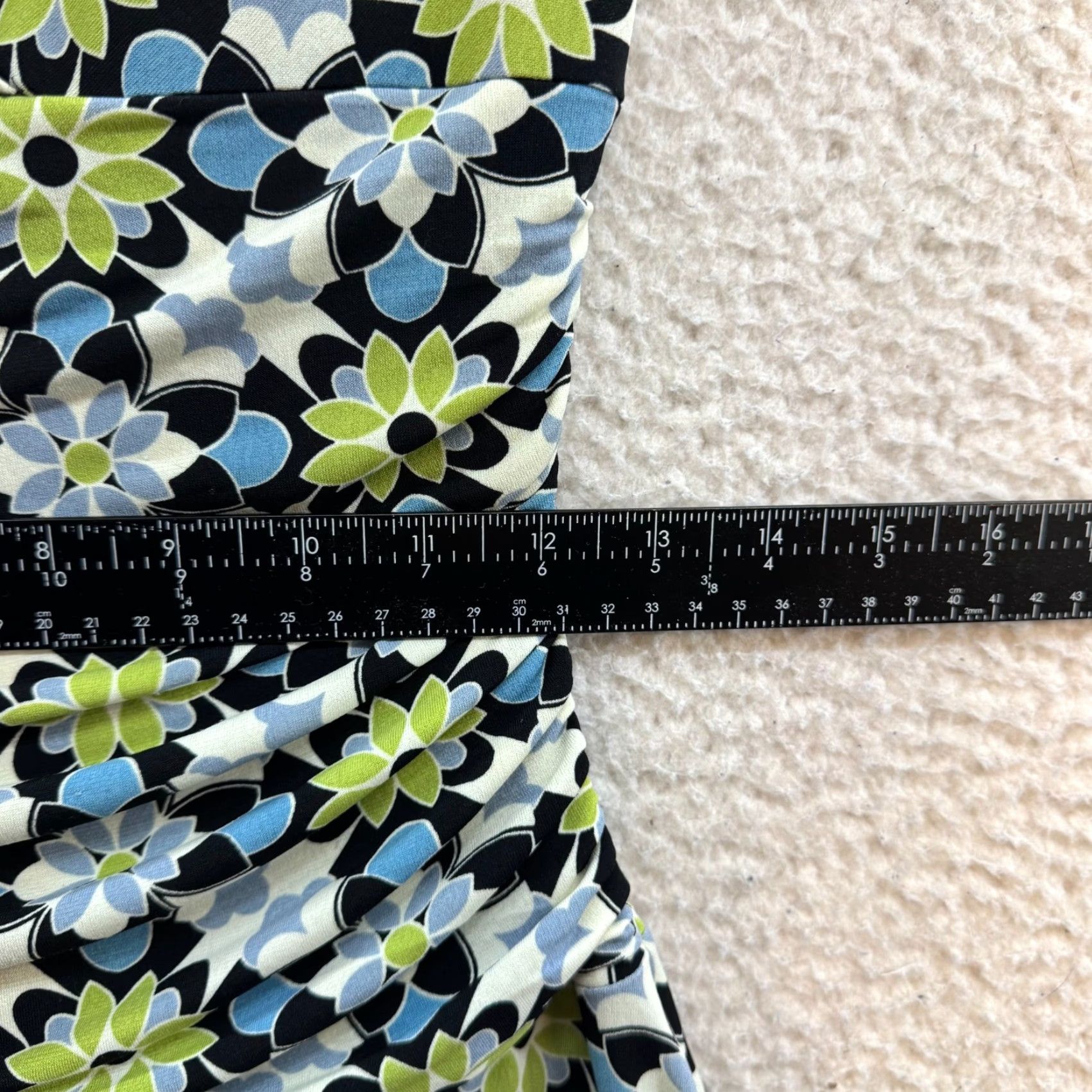 Van Heusen VINTAGE Y2K Van Heusen Dress 4 Small Medium Floral Geometric Groovy Slinky Stretch Retro Women/Men? Size S / US 4 / IT 40 - 5 Thumbnail