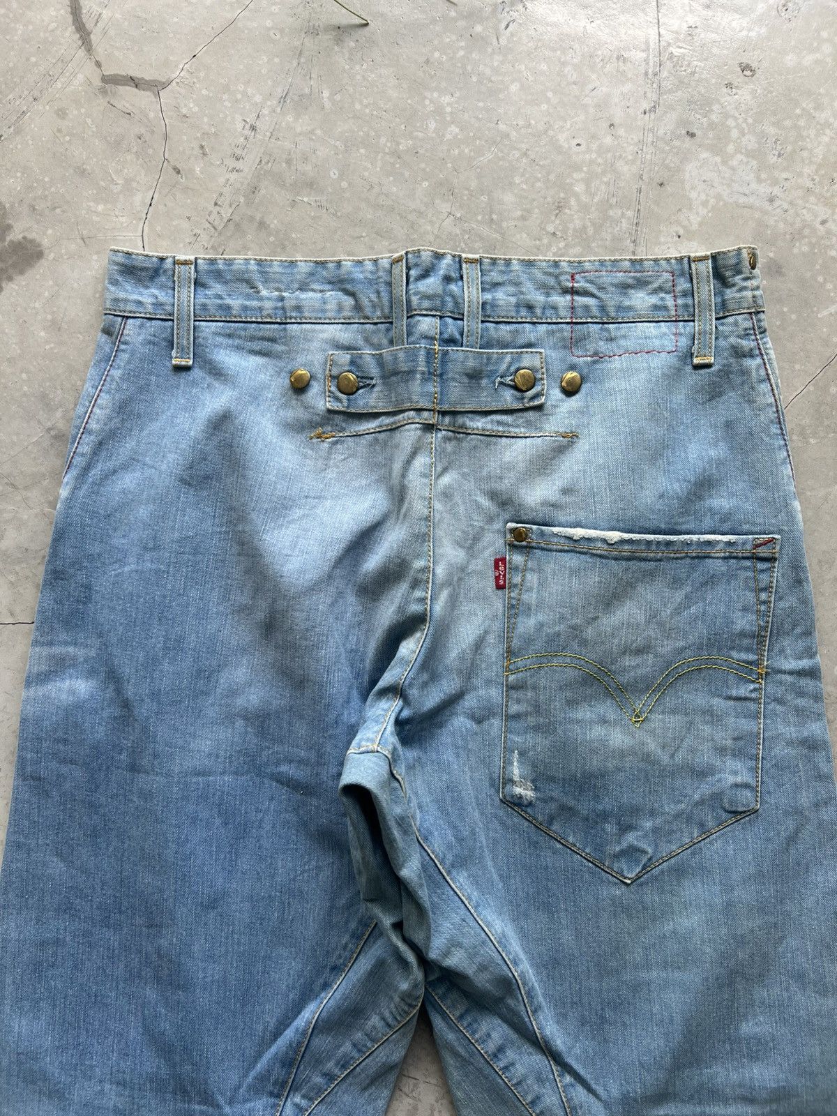Levi's Levis Engineered Jeans Buckle Back Tag W32 Actual 34x33 Size US 32 / EU 48 - 1 Thumbnail