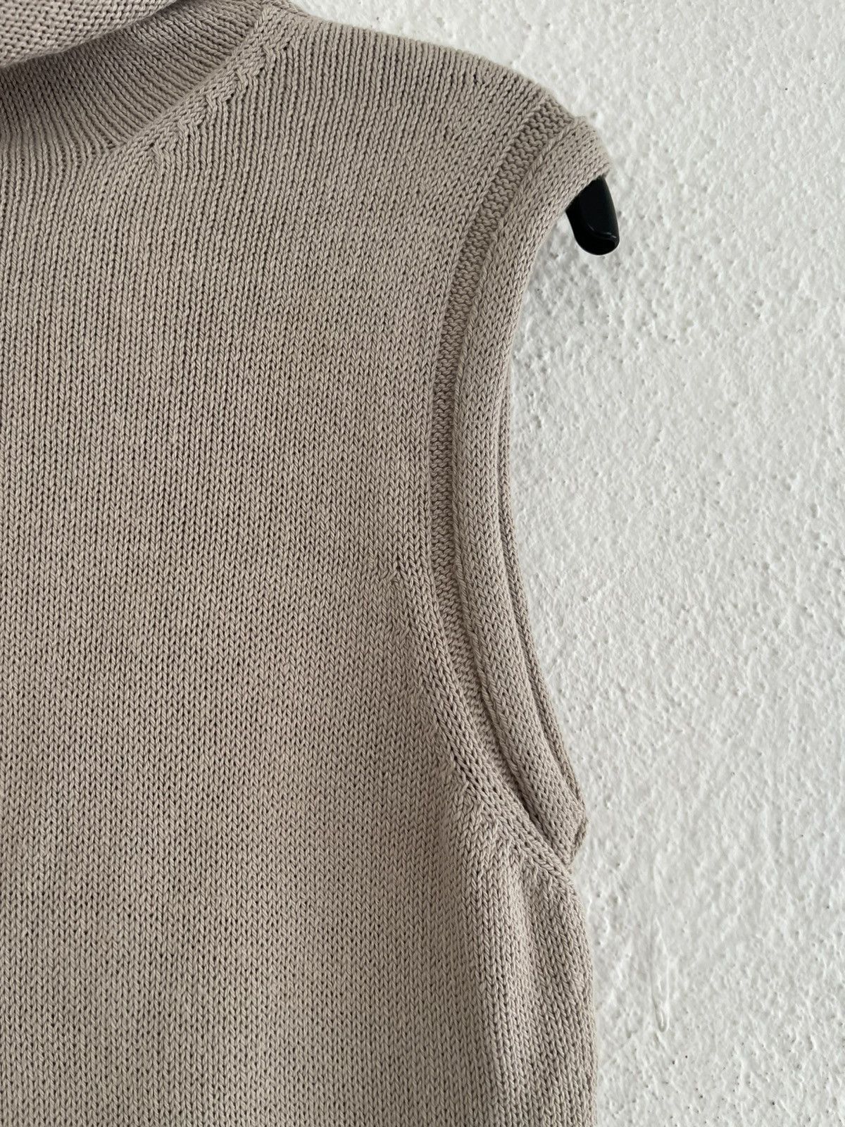 Y's Y’s Yohji Yamamoto Sleeveless Turtleneck Knit Cotton Size US L / EU 52-54 / 3 - 7 Thumbnail