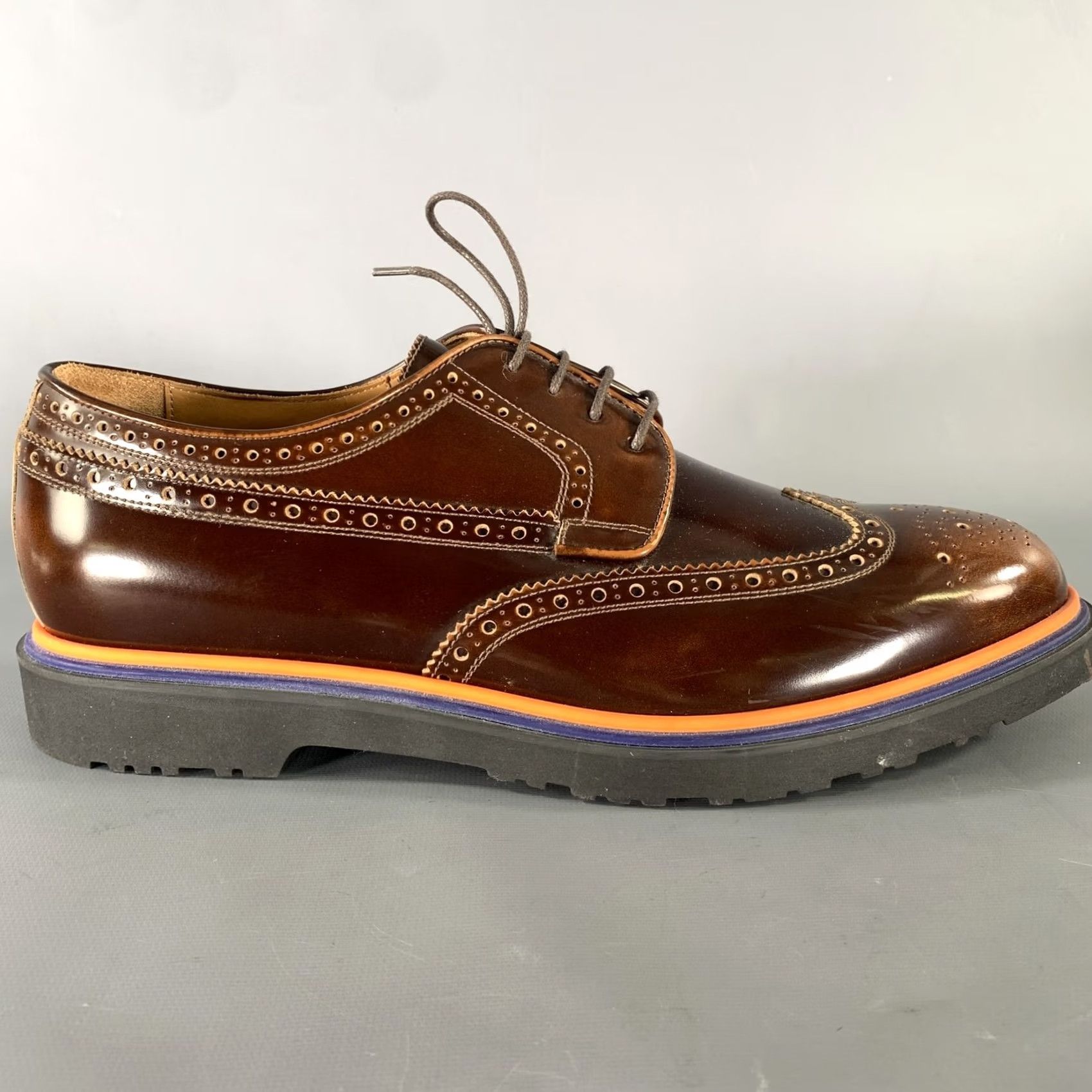 Paul Smith PAUL SMITH Wingtip Loafers Brown Orange Size 10 Size US 10 / EU 43 - 2 Thumbnail