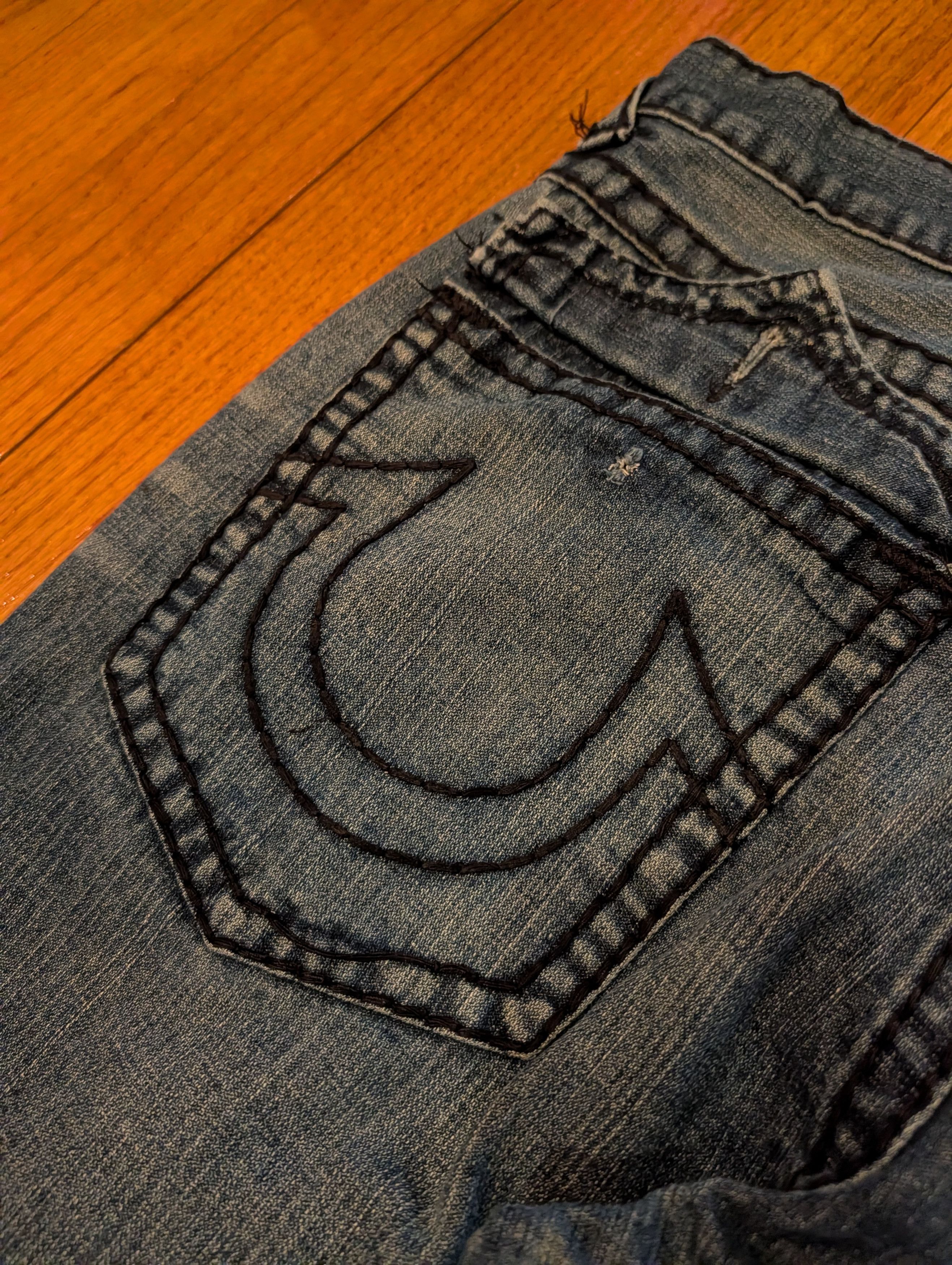 True Religion True Religion Ricky Super T Jeans Made in USA Triple Stitch Size US 38 / EU 54 - 3 Thumbnail