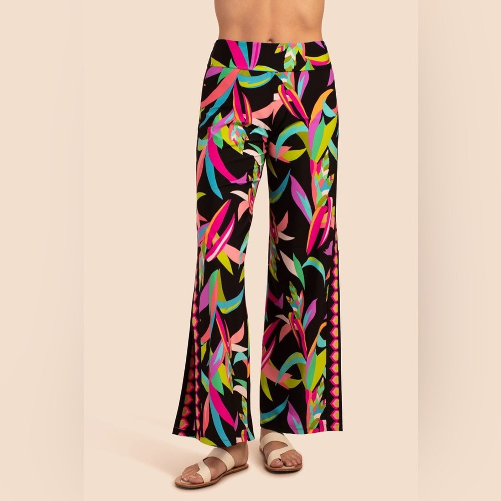 Trina Turk 🎉LAST PIECE🎉TRINA TURK Birds Of Paradise Cover-Up Pants Size 30" / US 8 / IT 44 - 3 Thumbnail