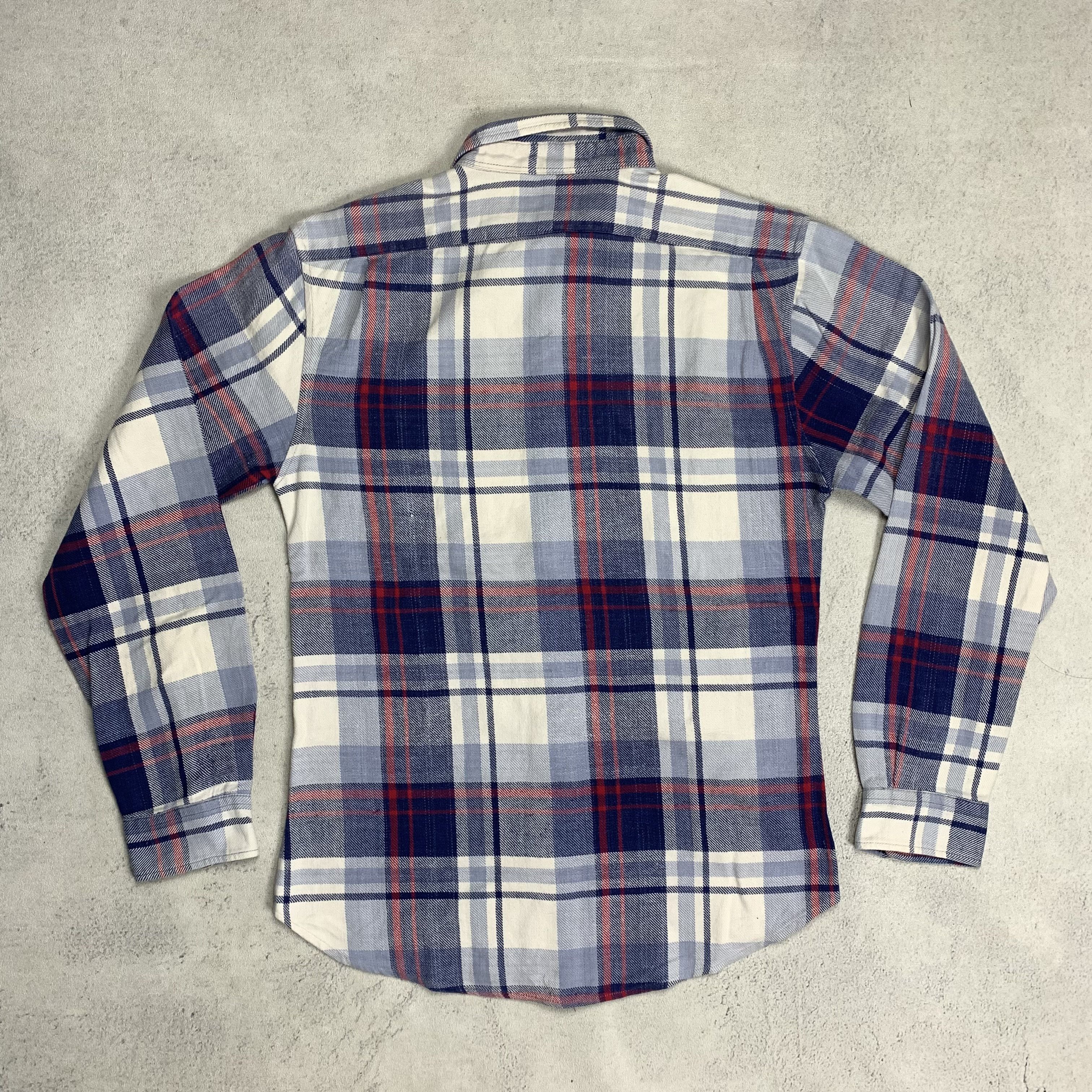 RRL Ralph Lauren RRL Flannel Plaid Button Up Shirt Ralph Lauren Double RL Size US S / EU 44-46 / 1 - 2 Thumbnail