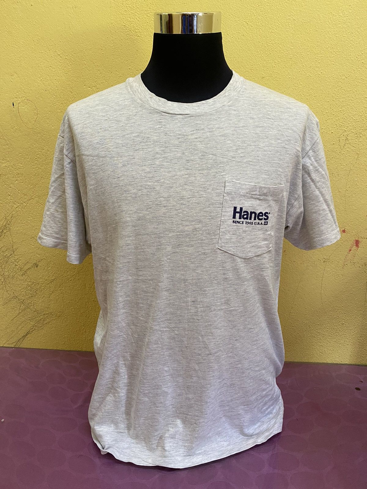 Hanes Vintage hanes plain shirt Size US M / EU 48-50 / 2 - 1 Thumbnail