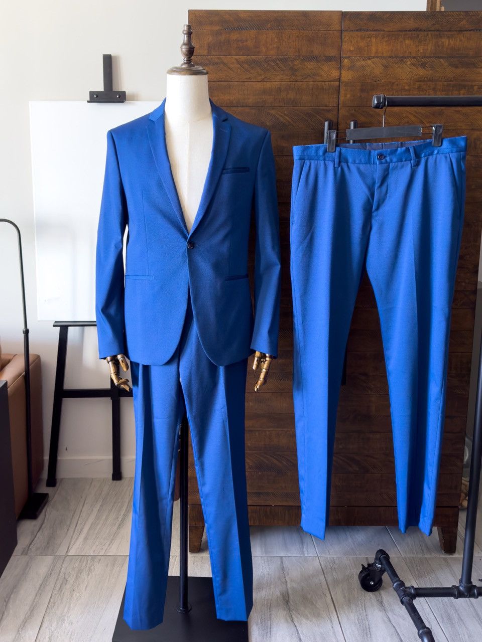 Zara Zara Navy Suit 40 + extra pants 31+32: Like New Size 40R - 2 Thumbnail