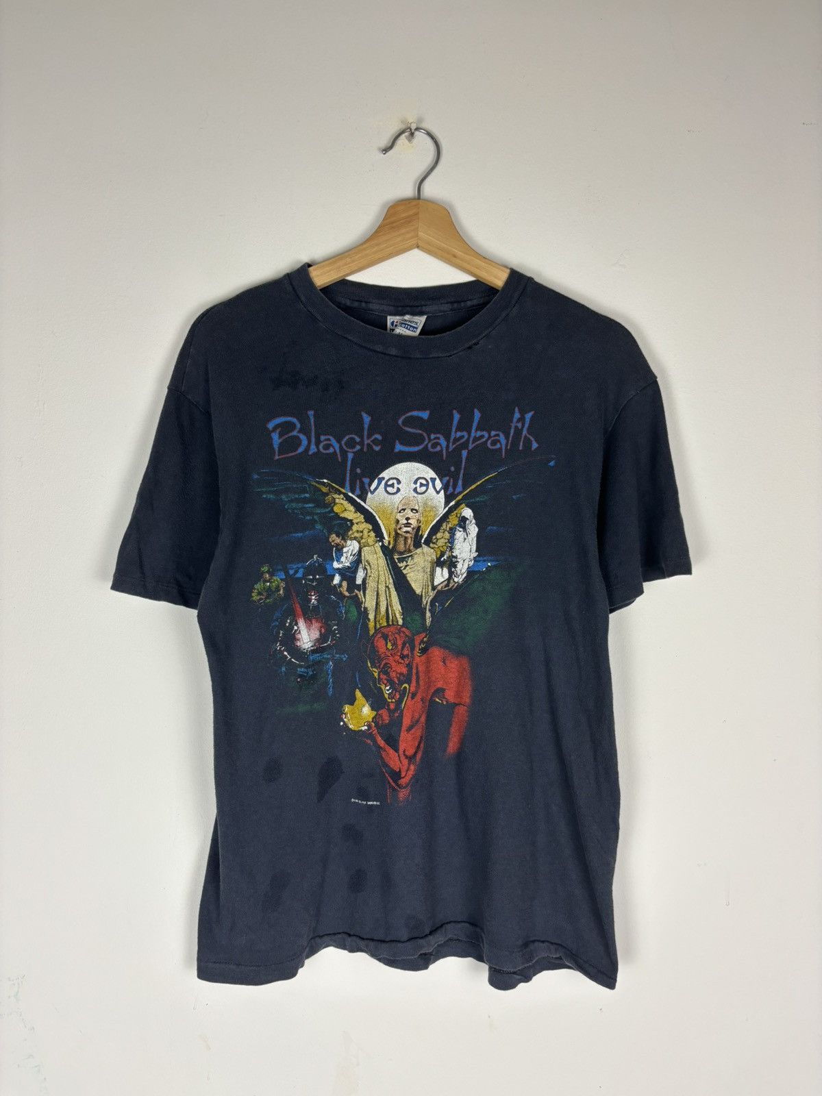 Band Tees Vintage 1983 Black Sabbath Evil tour Size US L / EU 52-54 / 3 - 2 Thumbnail