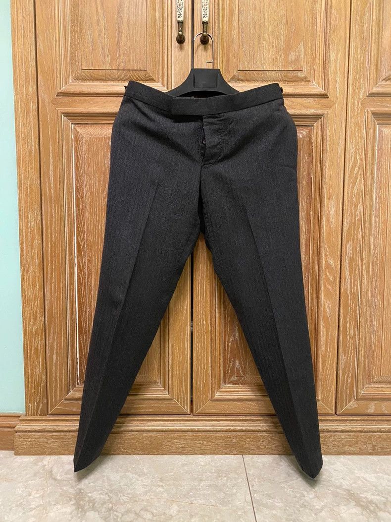 Thom Browne Thom Browne Size 3 Classic herringong pattern trousers 250 Size US 30 / EU 46 - 1 Thumbnail