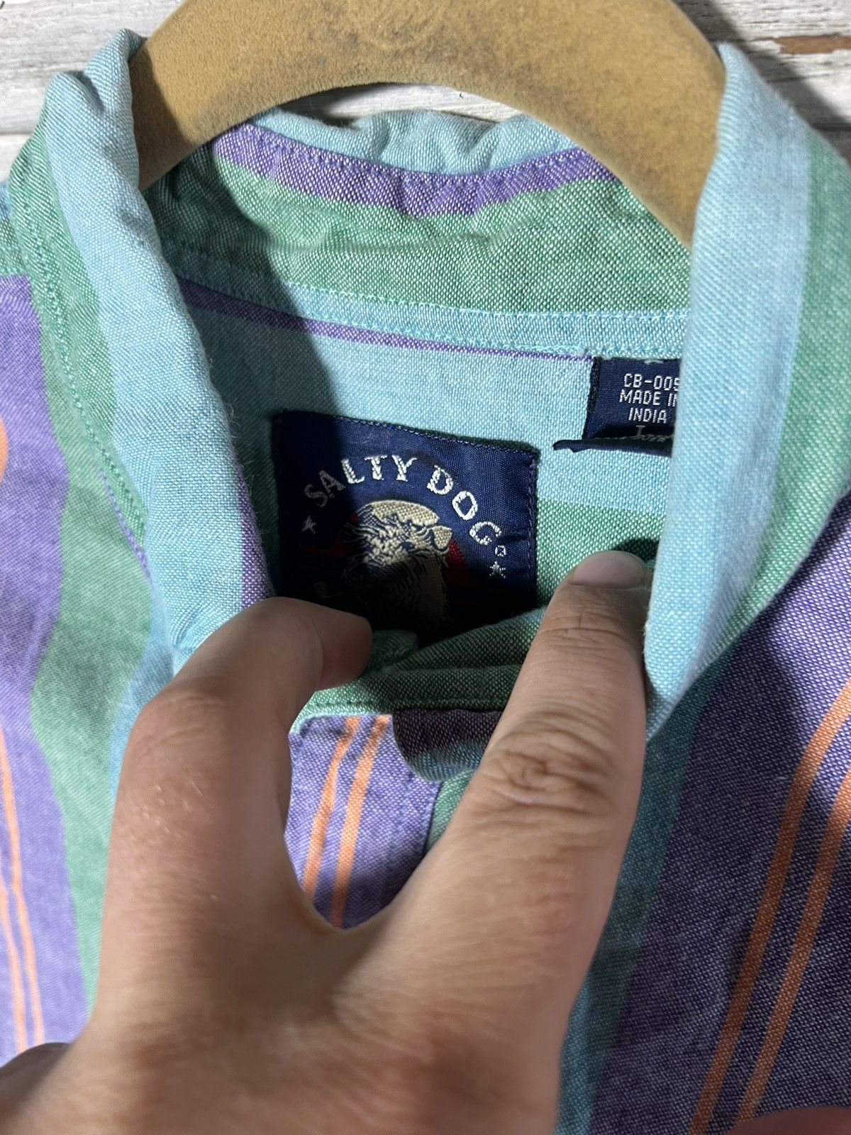 Vintage Vintage Striped Shirt Size US L / EU 52-54 / 3 - 4 Thumbnail