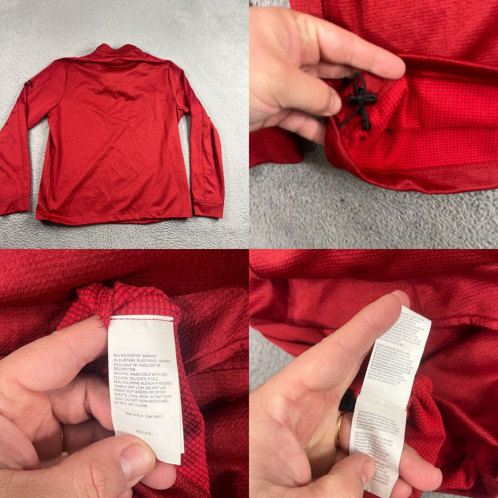 Callaway Callaway Golf Shirt Pullover 1/4 Zip Long Sleeve Weather Series Mens Size US M / EU 48-50 / 2 - 8 Thumbnail
