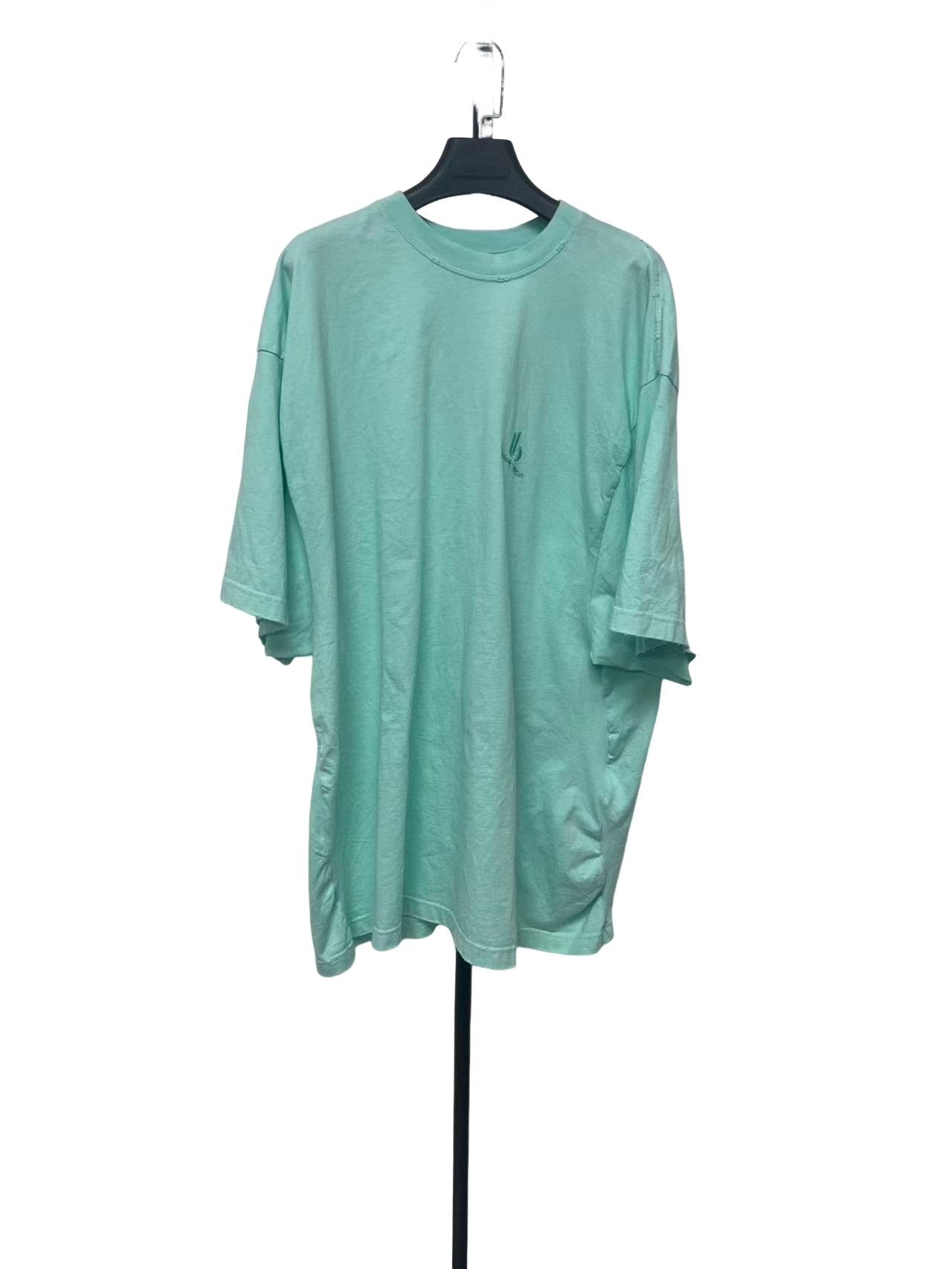 Balenciaga Balenciaga Mint Logo Embroidered T-Shirt US M Size US M / EU 48-50 / 2 - 1 Thumbnail