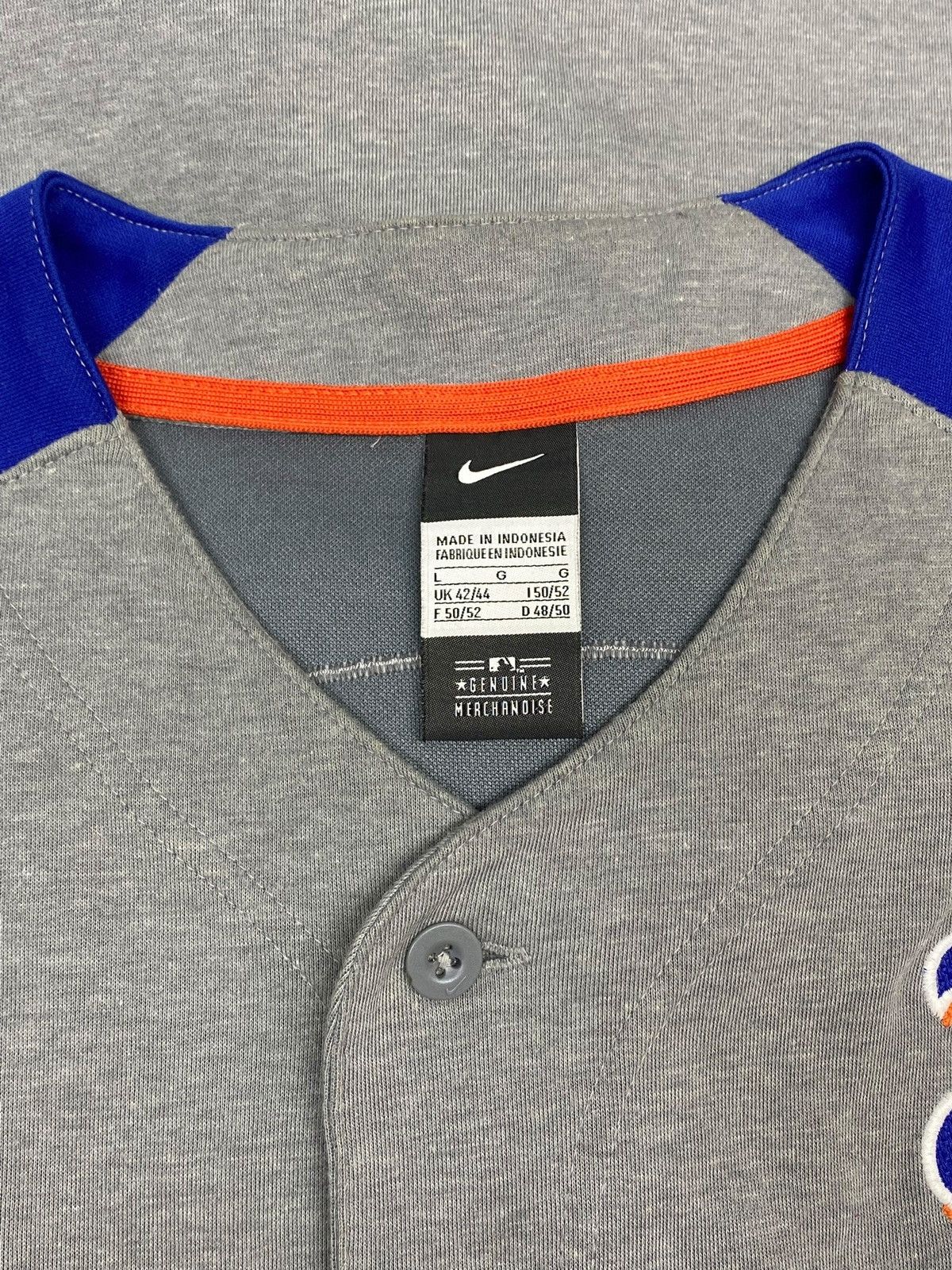 Nike Nike New York Mets David Wright #5 Gray Baseball Jersey Size US L / EU 52-54 / 3 - 17 Thumbnail