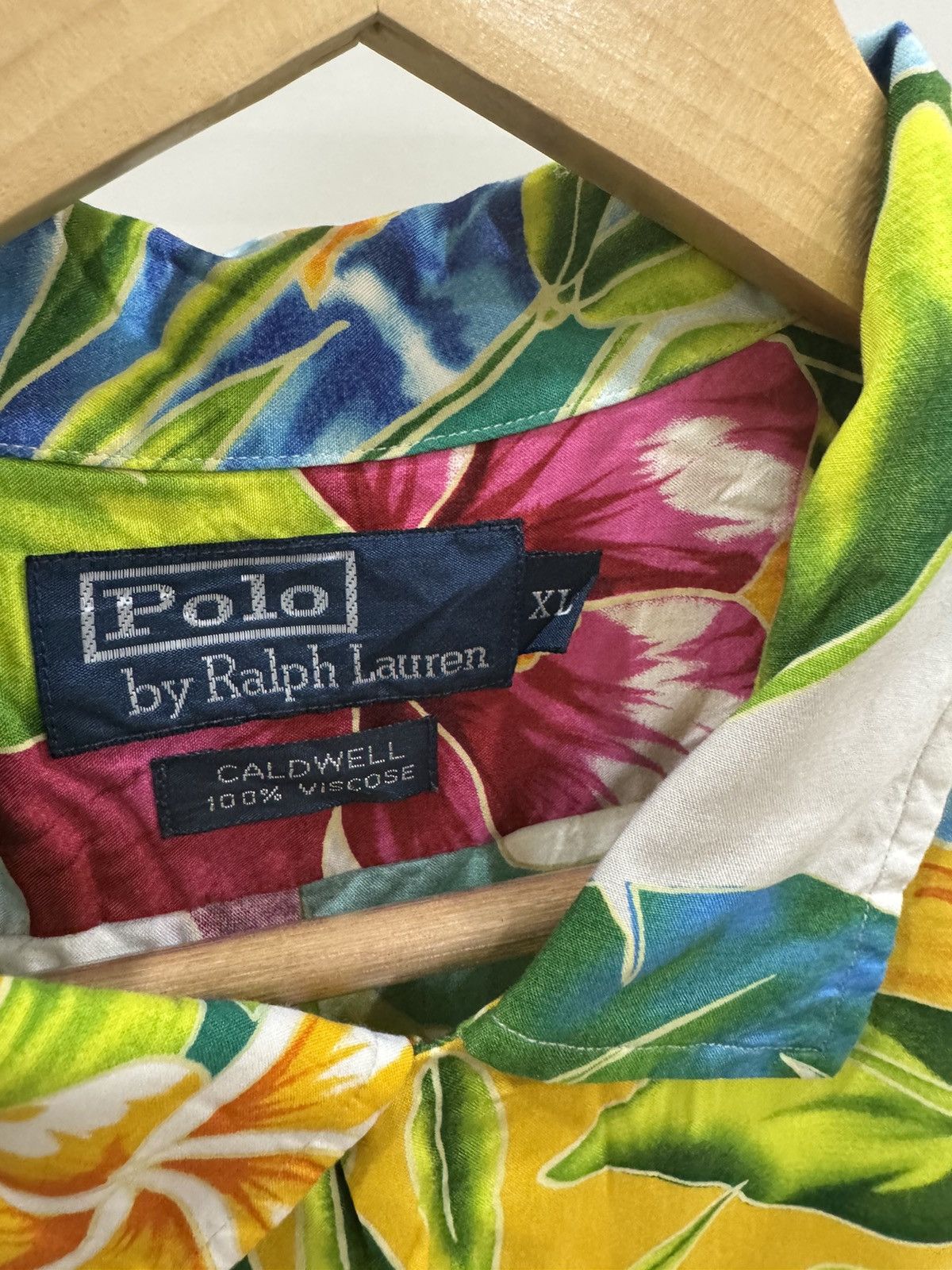 Polo Ralph Lauren 2004 Polo Ralph Lauren Hawaiian Shirt Size US XL / EU 56 / 4 - 4 Thumbnail