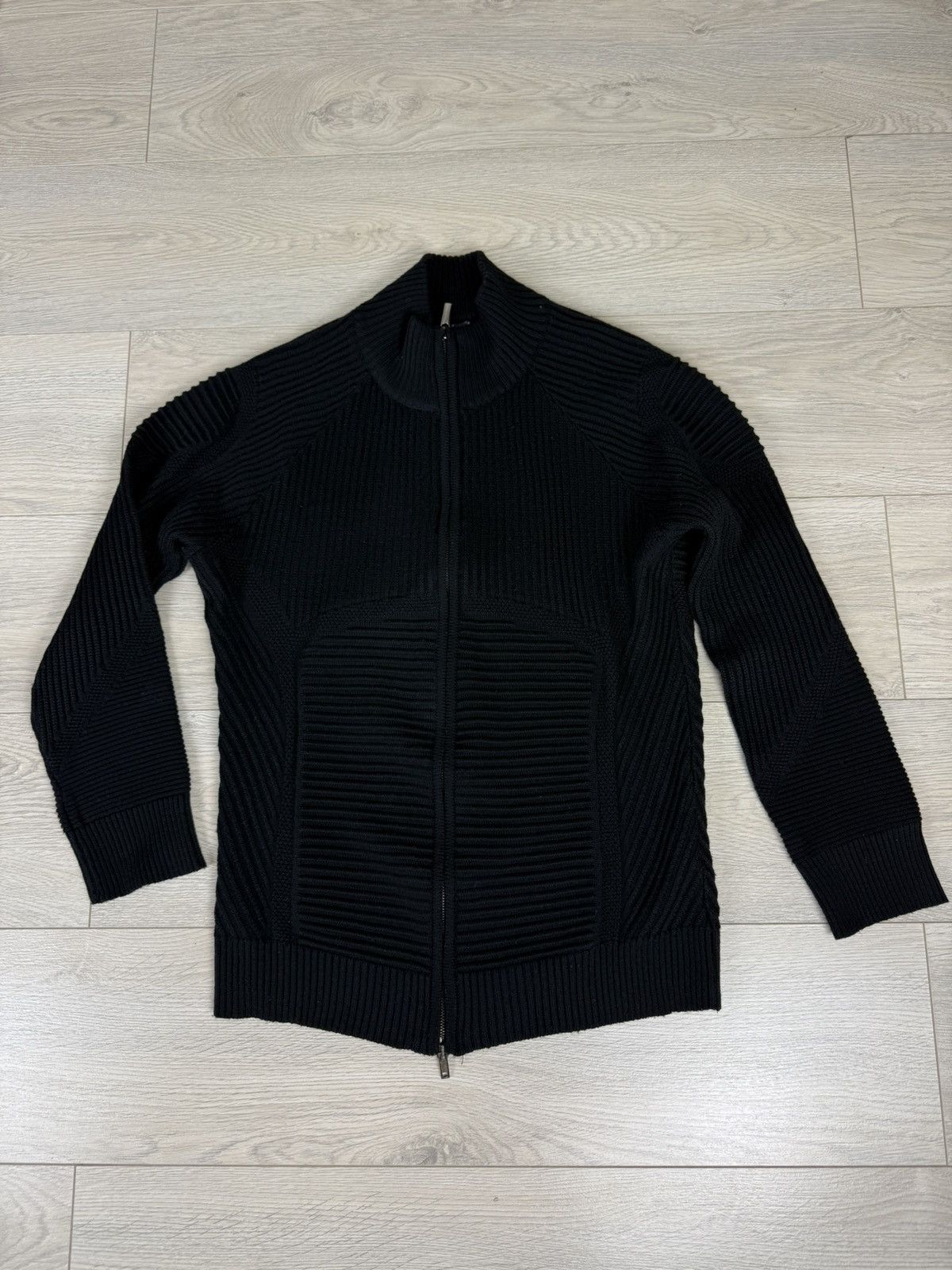 Jean Paul Gaultier Jean Paul Gaultier Ribbed Vintage Full Zip Knit Sweater Size US XL / EU 56 / 4 - 3 Thumbnail
