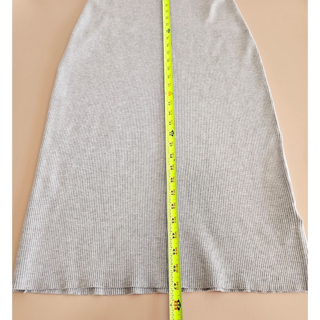 CAROLINE CONSTAS Caroline Constas Ribbed Fitted Stretch Knit Maxi Dress M Size M / US 6-8 / IT 42-44 - 4 Thumbnail