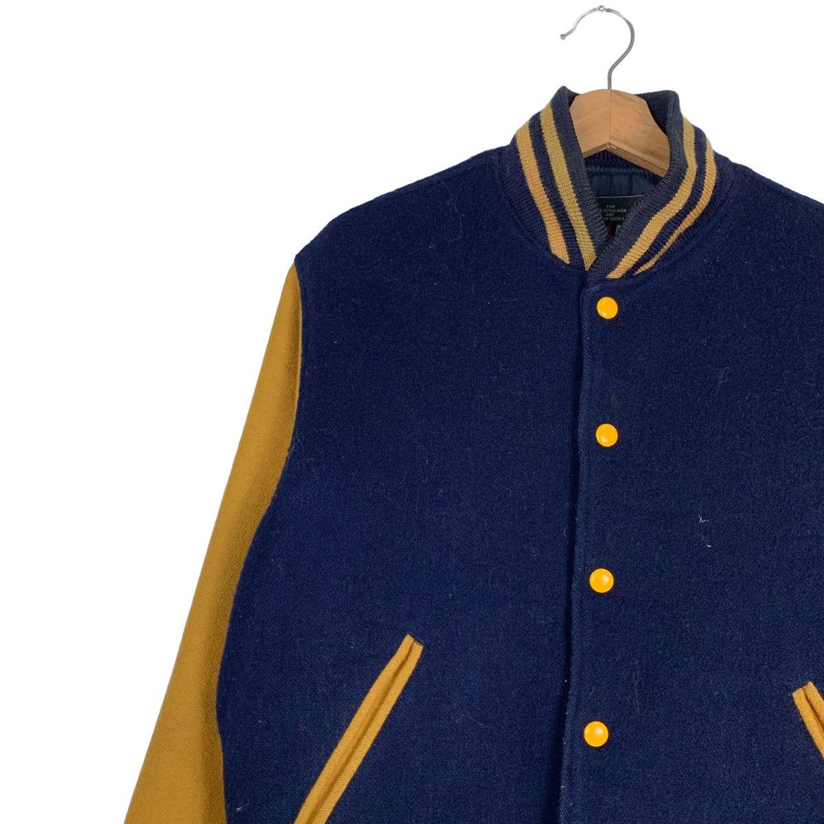 Japanese Brand VAN JAC Wool Varsity Jacket #0467-C21 Size US M / EU 48-50 / 2 - 6 Thumbnail
