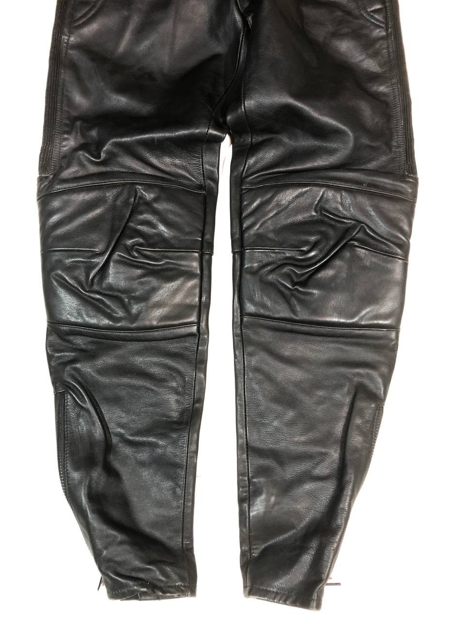 Leather × Vintage Vintage Moto Biker Leather Pants Size US 31 - 3 Thumbnail