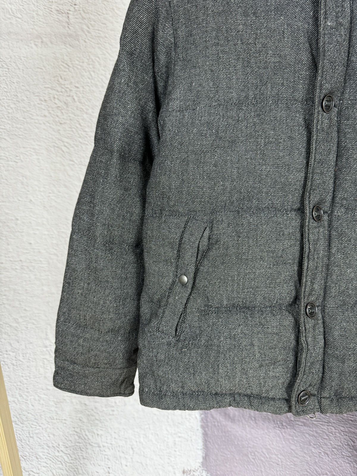 Japanese Brand Urban Research Doors grey wool down quilted jacket coat Size US M / EU 48-50 / 2 - 5 Thumbnail