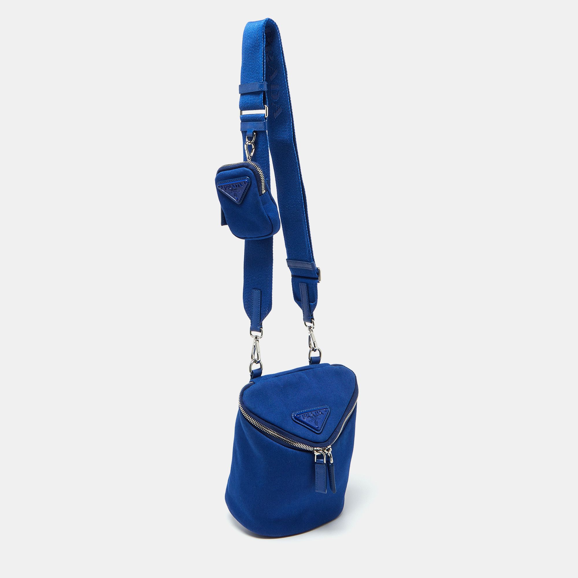 Prada o1mt1gz0225 Size: OS / Crossbody Bag in Blue Size ONE SIZE - 3 Thumbnail