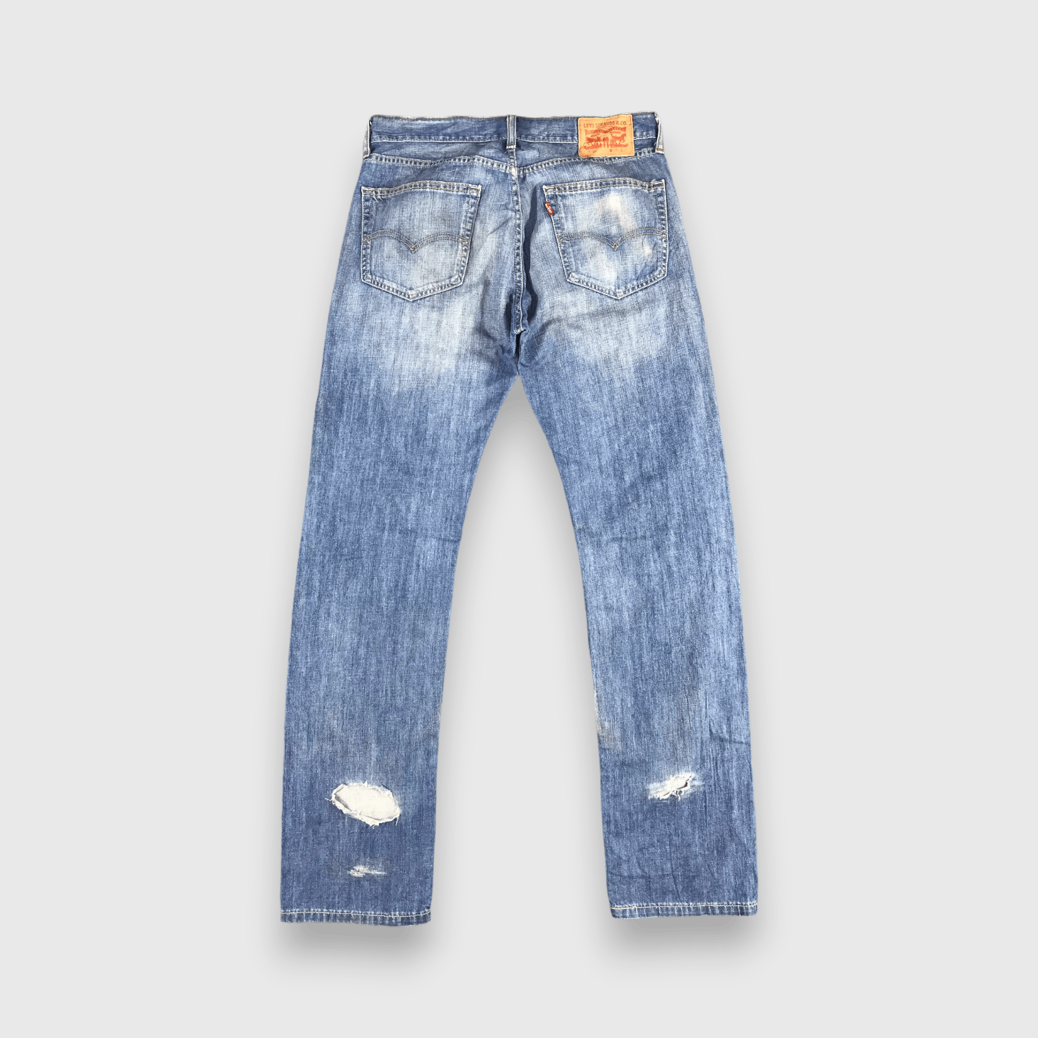 Levi's Vintage Blue Wash Levis 505 Jeans-J2171 Size US 33 - 2 Thumbnail