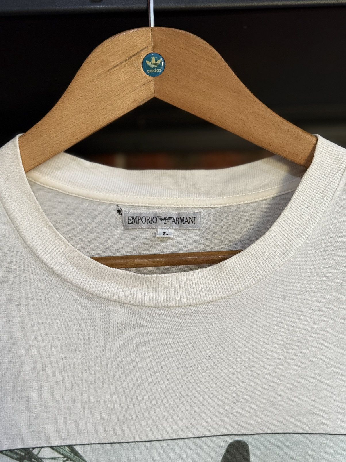 Emporio Armani Thrashed Vintage 90s Emporio Armani Photo Tee Size US L / EU 52-54 / 3 - 5 Thumbnail