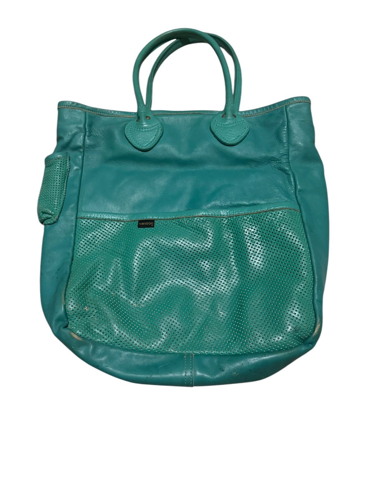 Vanson Leathers Rare! 🇺🇸 Vanson Leather Medium Shoulder Tote Bag Size ONE SIZE - 1 Thumbnail