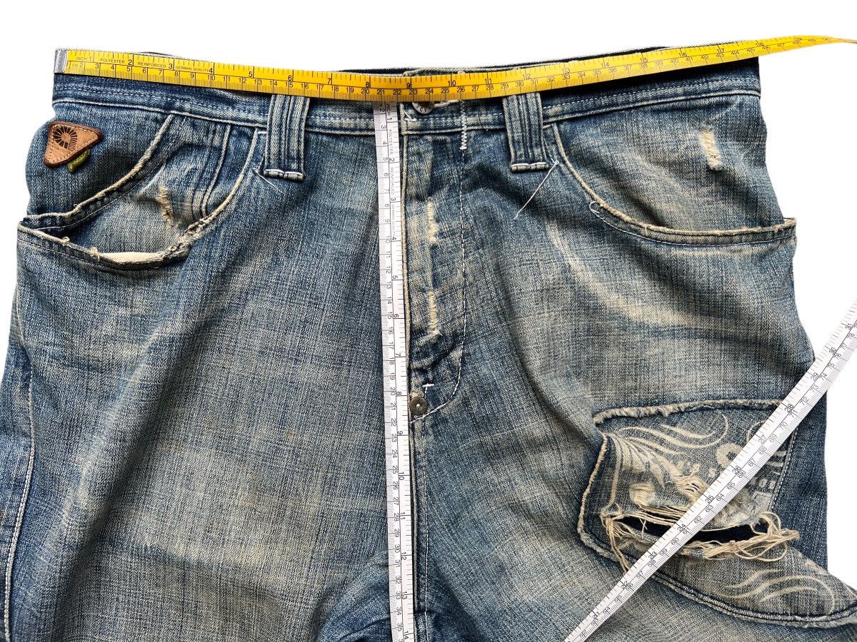 JNCO Pick🔥 Akademiks Baggy Jeans Multipocket Tactical Denim Jeans Size US 36 / EU 52 - 15 Thumbnail