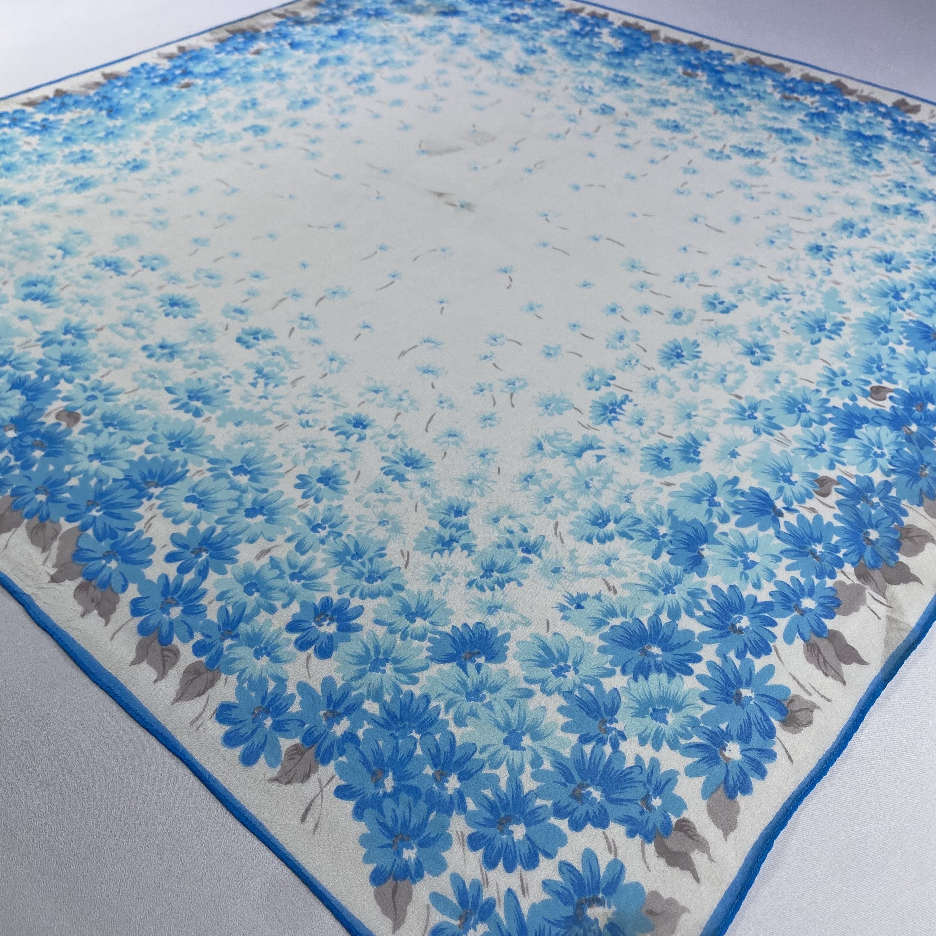 Japanese Brand × Vintage Vintage Japanese Brand Floral Silk Scarf SS099 Size ONE SIZE - 3 Thumbnail