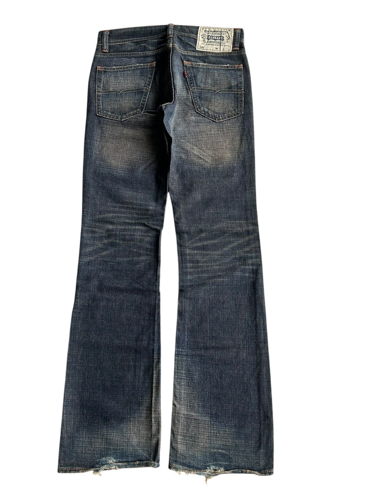 Japanese Brand × Kapital × Vintage Flare GLHEART Rusty limited Edition Denim Jeans Size US 30 / EU 46 - 4 Thumbnail