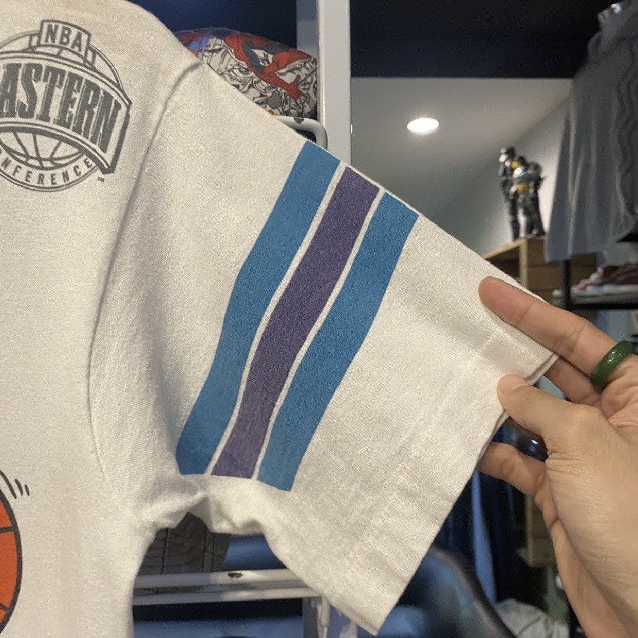 NBA VINTAGE 90s Charlotte Hornets Salem Sportswear T-Shirts Size US M / EU 48-50 / 2 - 6 Thumbnail