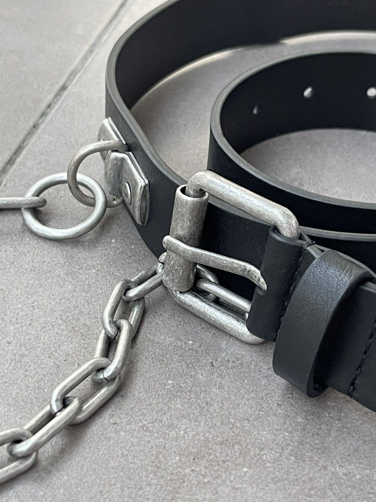 Moschino !DS! SS23 Moschino Chain Black Belt Size ONE SIZE - 5 Thumbnail