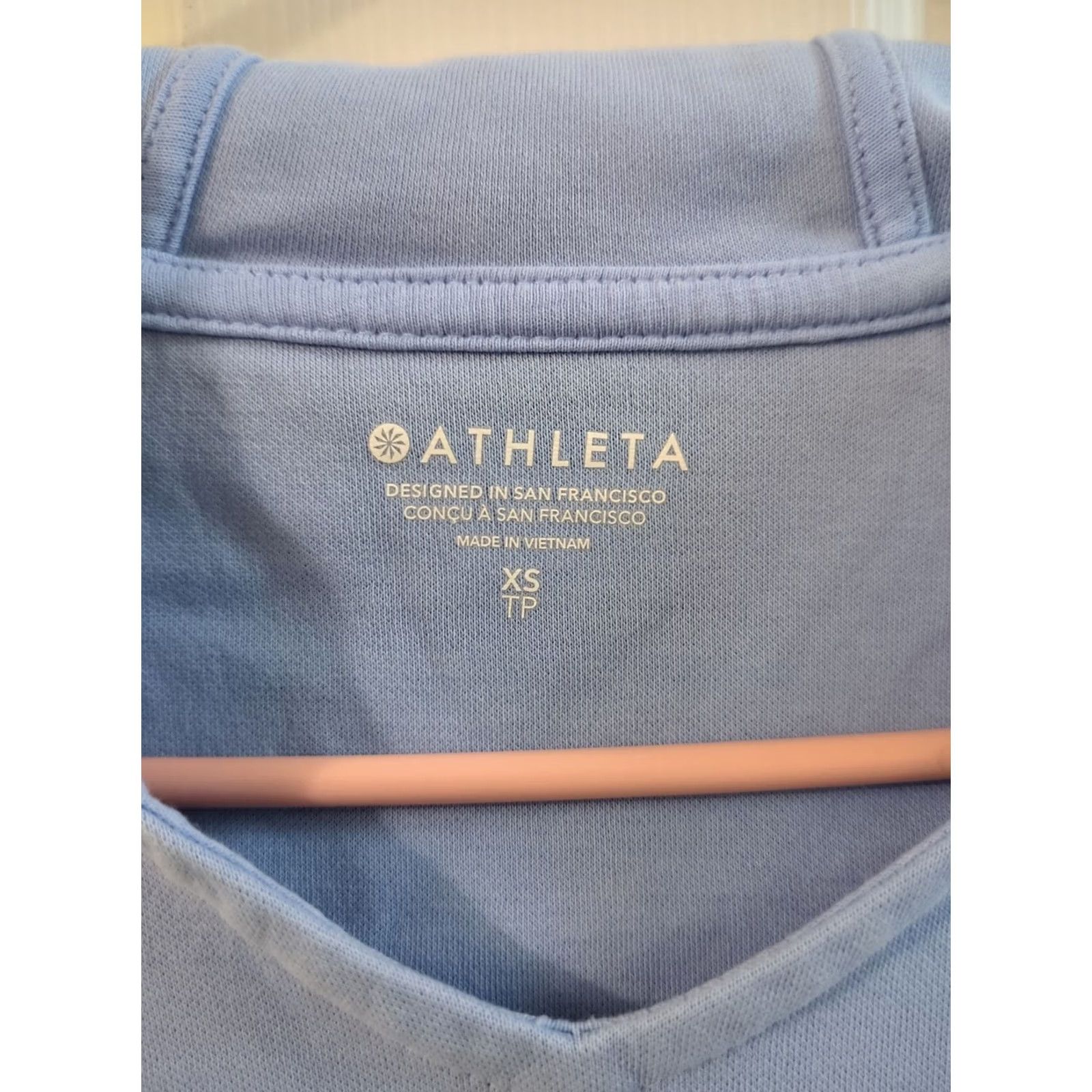 Athleta Athleta Sundown Hoodie Sweatshirt XS Small Lightweight Blue Women's Size XS / US 0-2 / IT 36-38 - 2 Thumbnail
