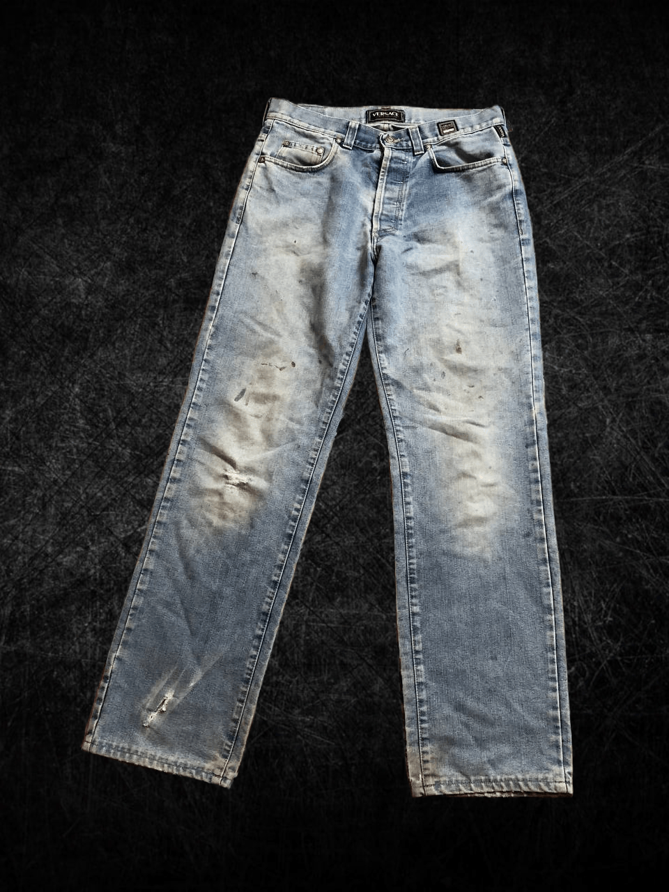 Versace Jeans Couture Versace Jeans Couture Distressed Blue denim JEANS PANTS Size US 34 / EU 50 - 1 Thumbnail