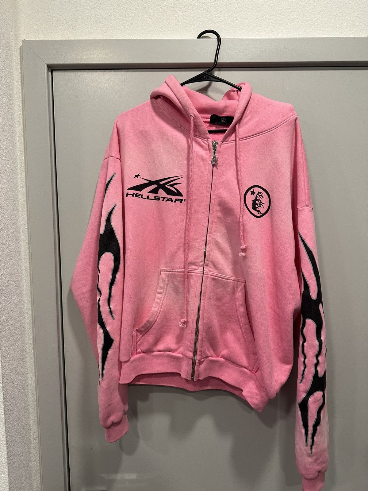Flame Zip Up Hoodie | Grailed