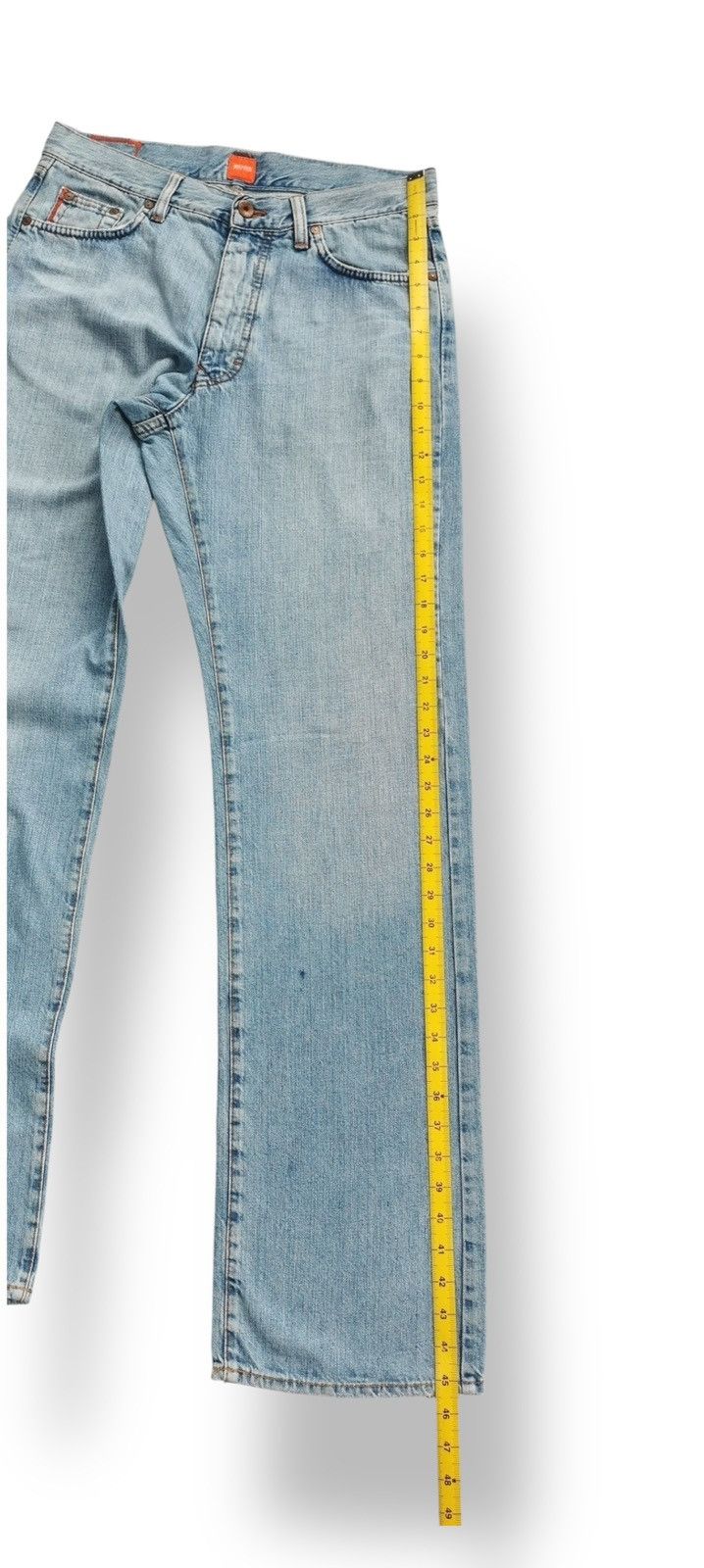 Hugo Boss Hugo Boss Straight Fit Blue Denim Jeans – Size 32 Size US 32 / EU 48 - 10 Thumbnail