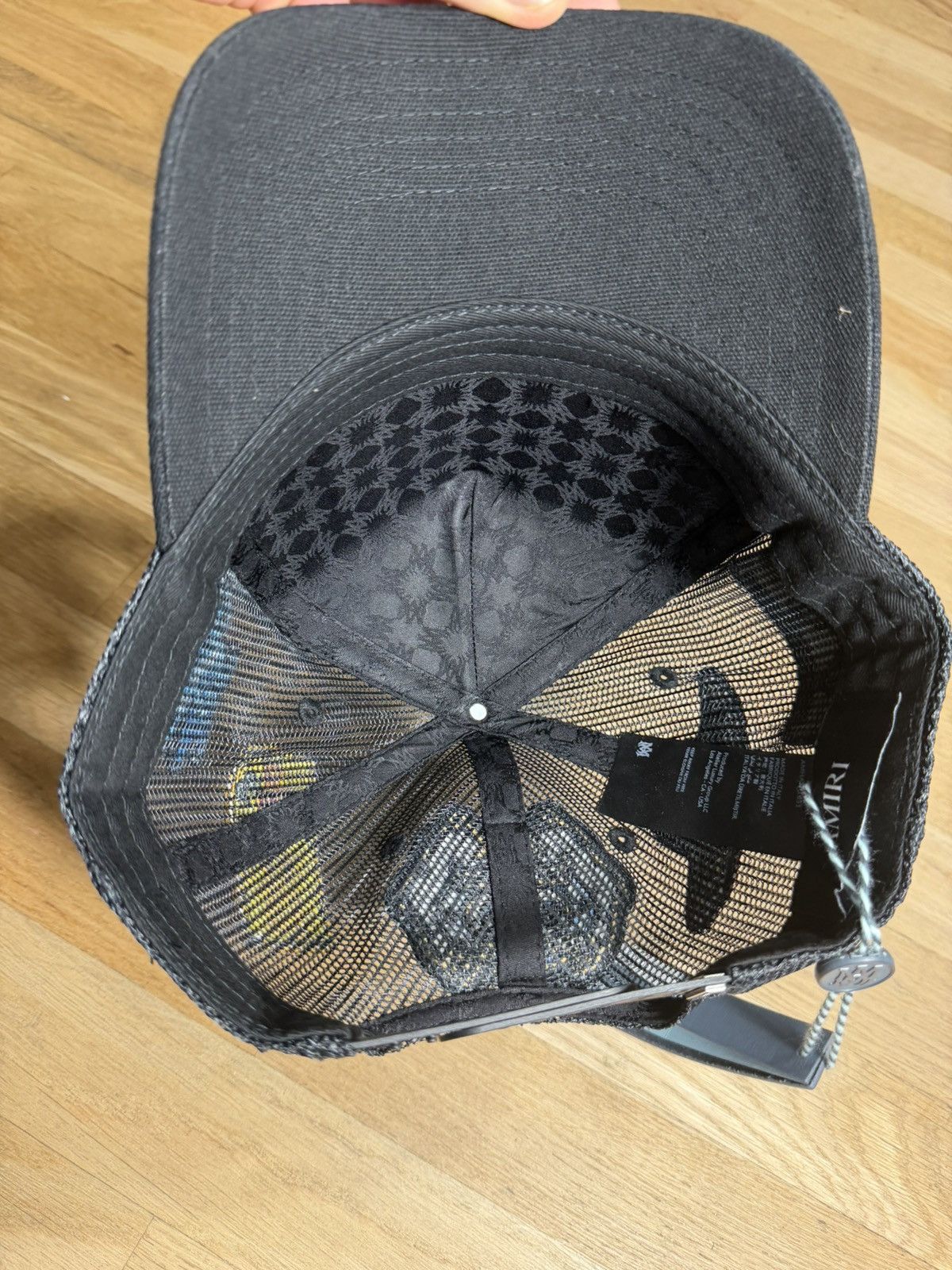 Amiri Amiri Station Patch Trucker Hat Black Size ONE SIZE - 5 Thumbnail