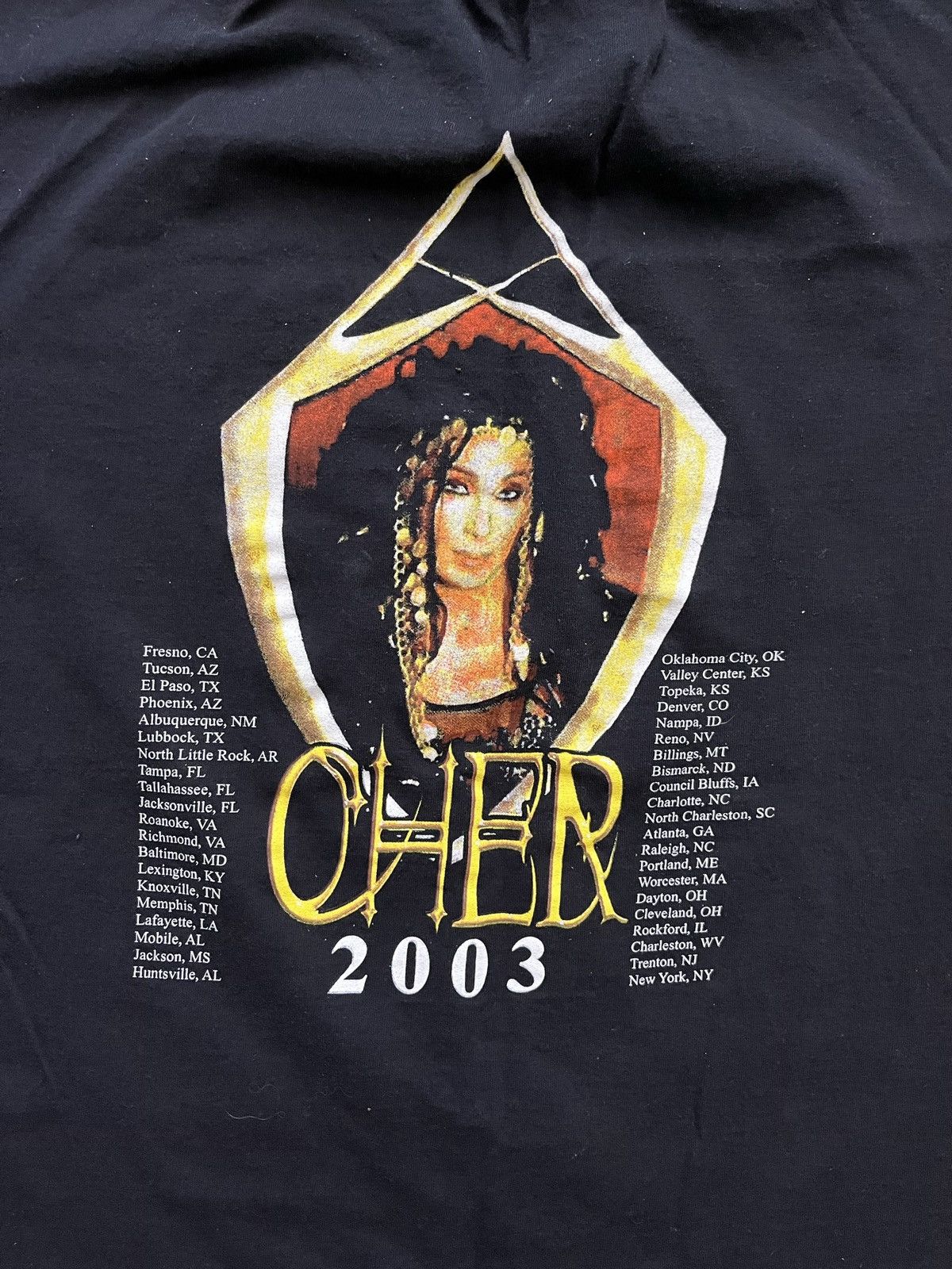 Vintage Vintage 2002 Cher Tour Tee Size US M / EU 48-50 / 2 - 7 Thumbnail