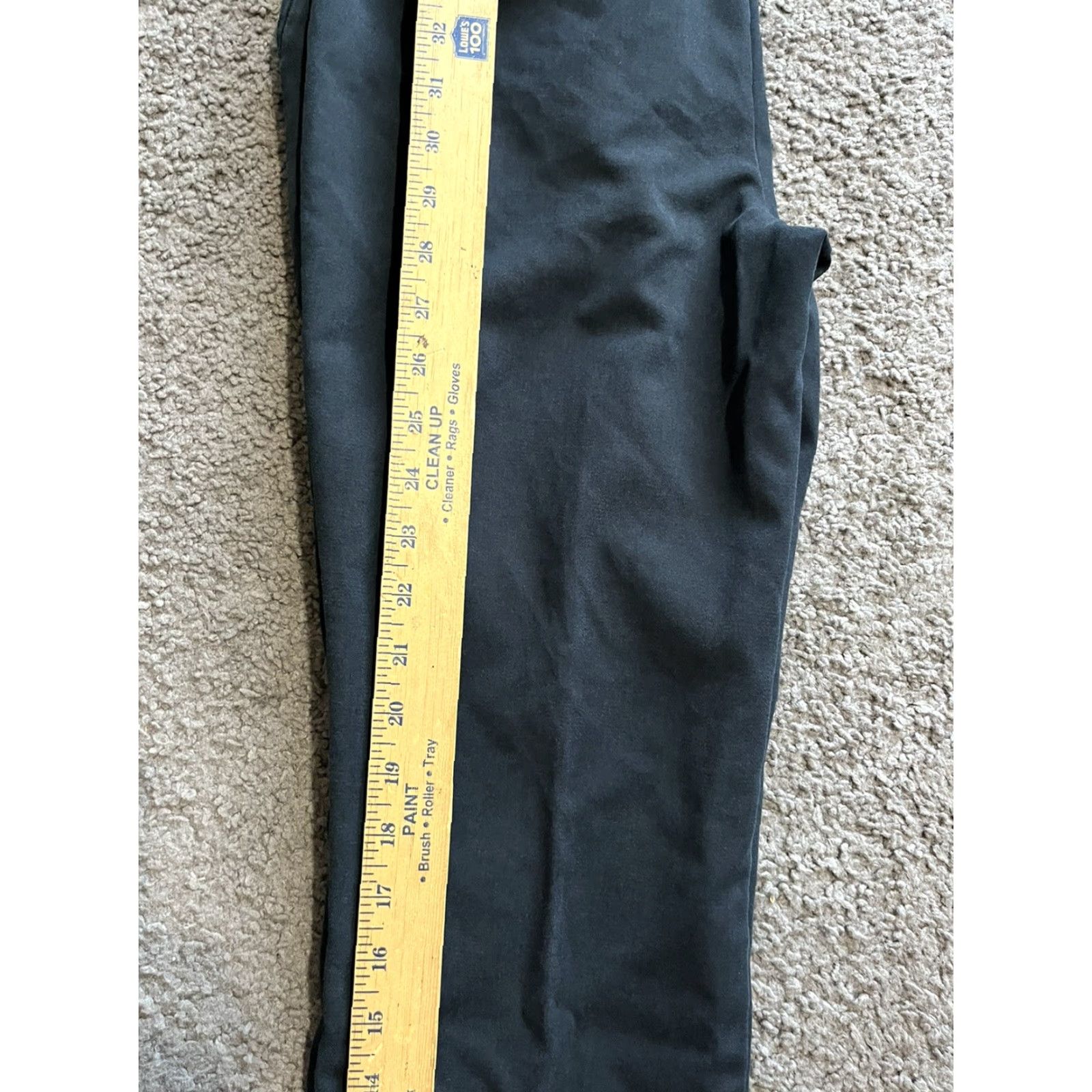 Talbots Talbots Freeport Women's 8 Dress Pants Black Cotton Spandex Rayon Straight Leg Officewear Adult Size 30" / US 8 / IT 44 - 6 Thumbnail
