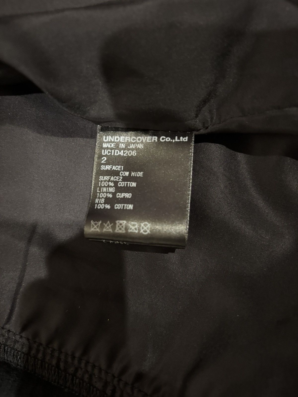 Undercover Undercover SS24 Rebelgods Hyrbid Cowhide Leather Jacket Size US M / EU 48-50 / 2 - 9 Thumbnail
