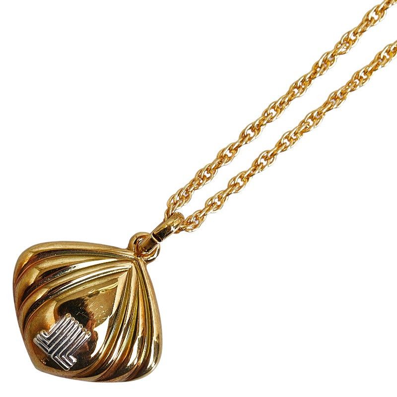 image of Lanvin Gold Plated Pendant Necklace, Women's