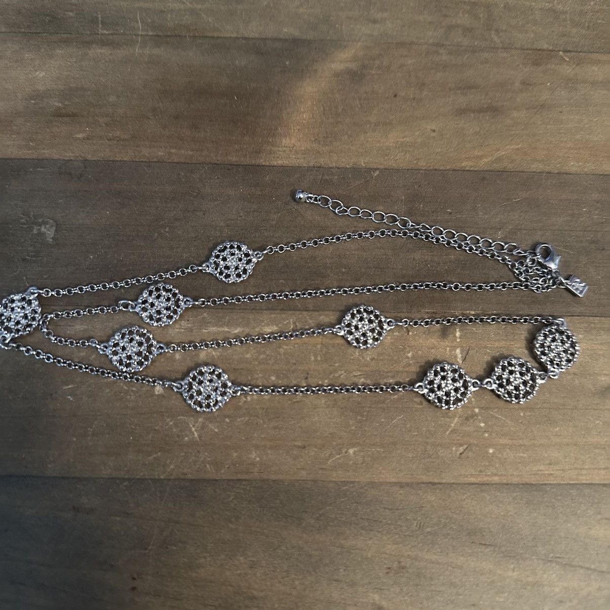 Banana Republic Banana Republic long station filigree link necklace Size ONE SIZE - 2 Thumbnail