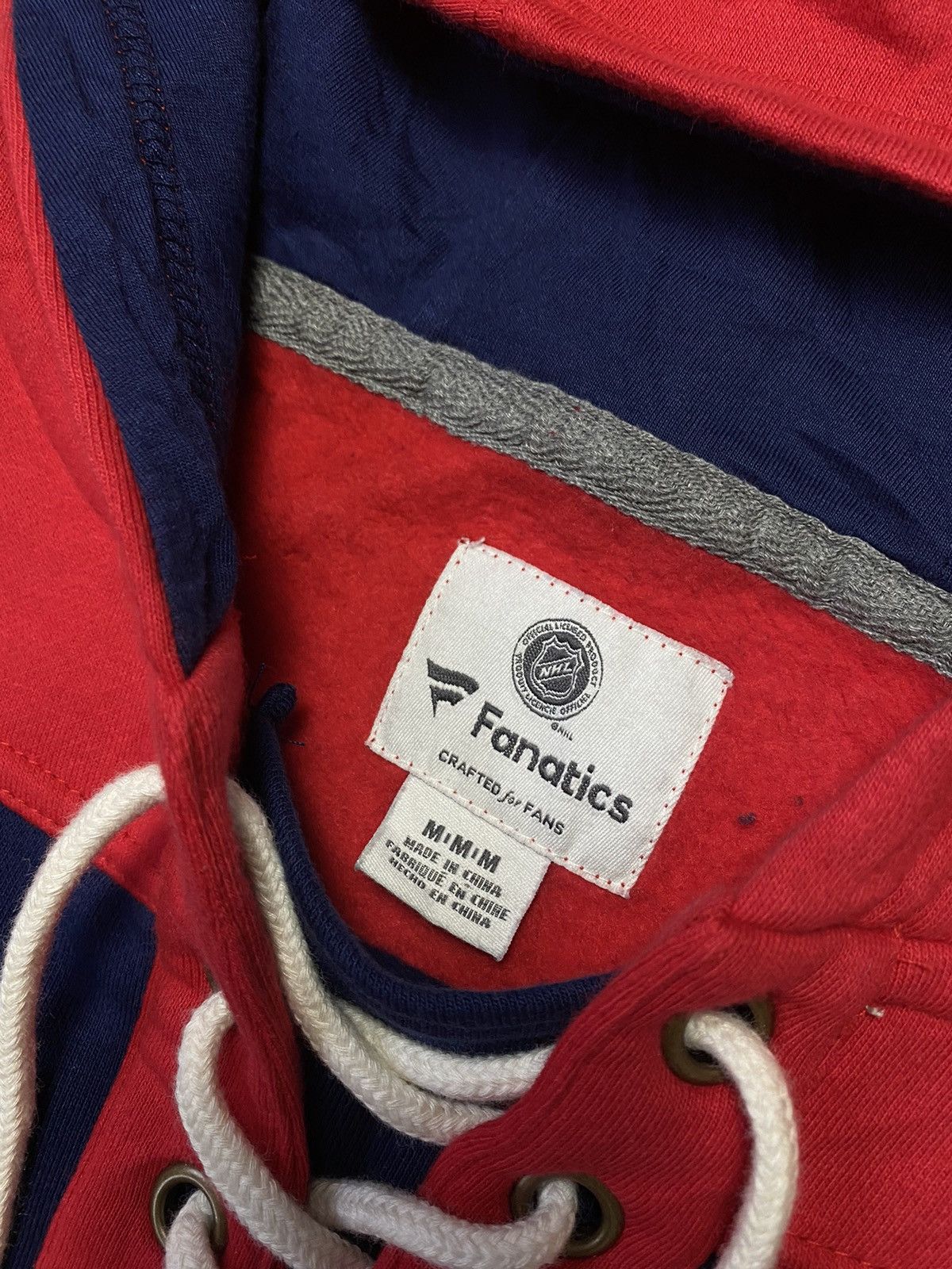 NHL × Vintage Columbus Blue Jackets NHL Hoodie Size M Size US M / EU 48-50 / 2 - 3 Thumbnail