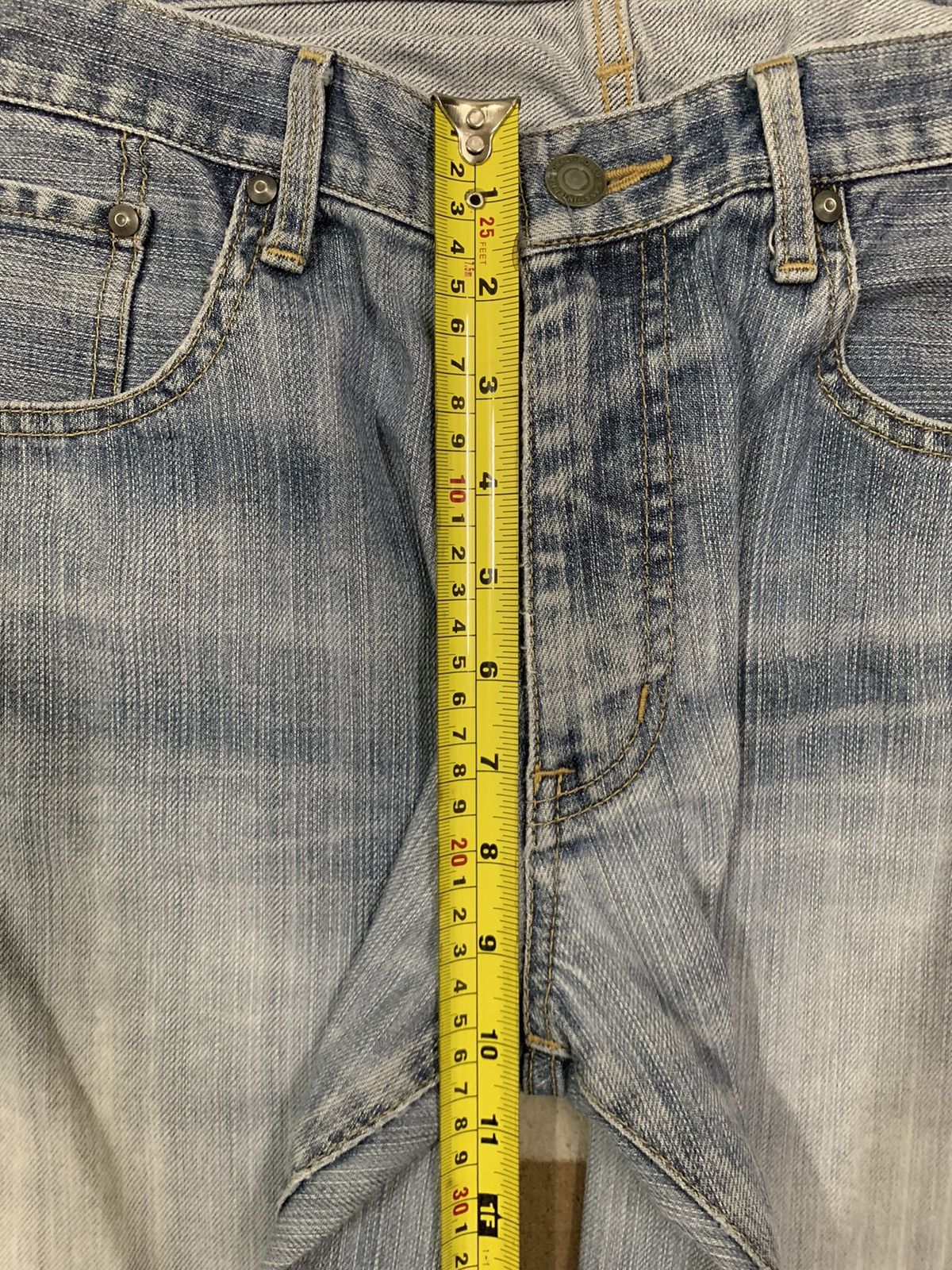 Takeo Kikuchi Vintage Japanese Brand Takeo Kikuchi Blue Washed Baggy Jeans Size US 33 - 17 Thumbnail