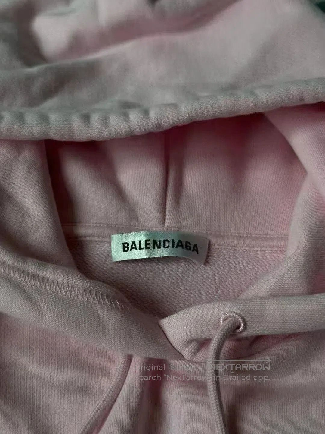 Balenciaga Balenciaga Pink Crew Neck Hoodie. Size XS / US 0-2 / IT 36-38 - 4 Thumbnail