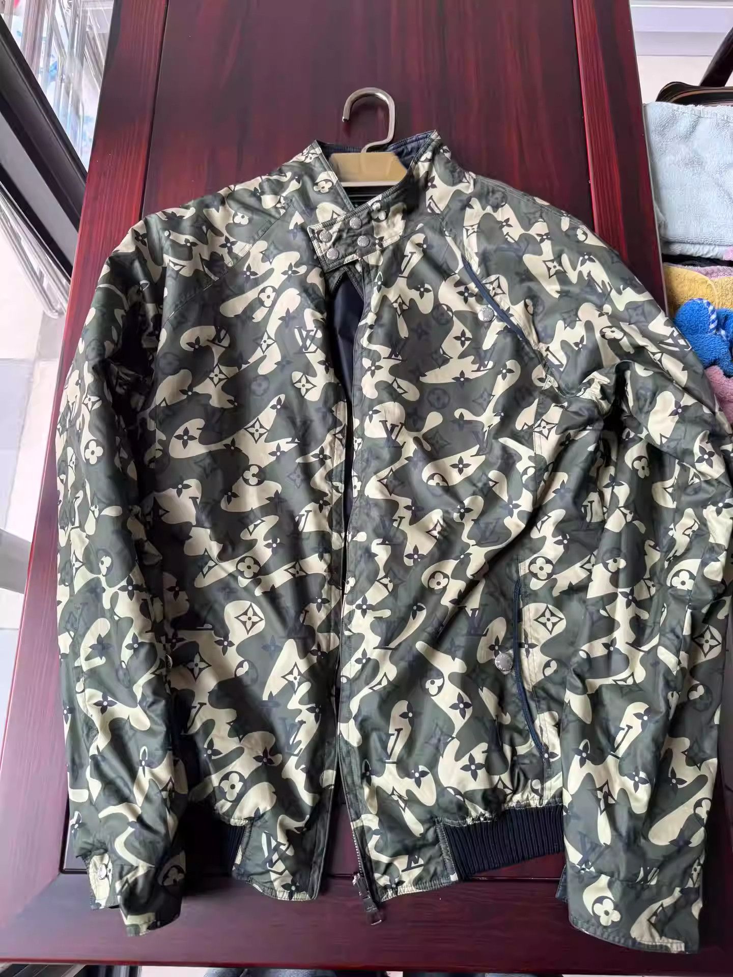 Louis Vuitton Lv Takashi Murakami Camouflage Jacket