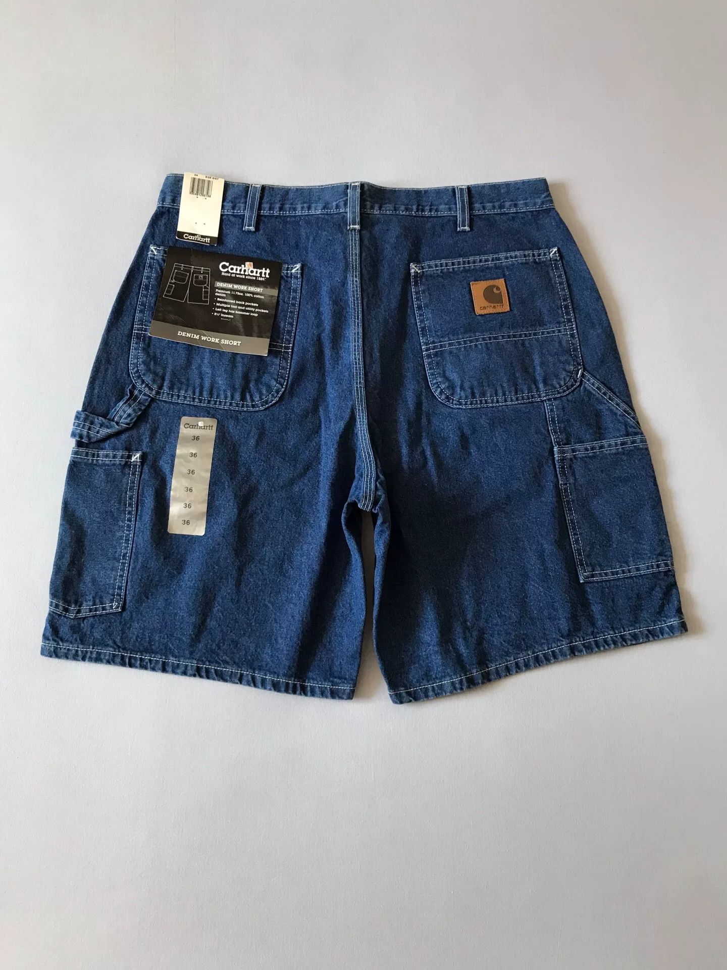 Carhartt Carhartt B28 DST Denim Work Shorts W36 Size US 36 / EU 52 - 1 Thumbnail