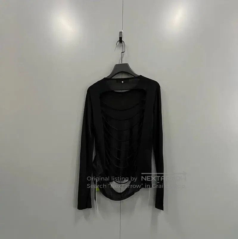 Versace Versace Black Wool Long Sleeve Pullover . Size XXS / US 00 / IT 34 - 3 Thumbnail