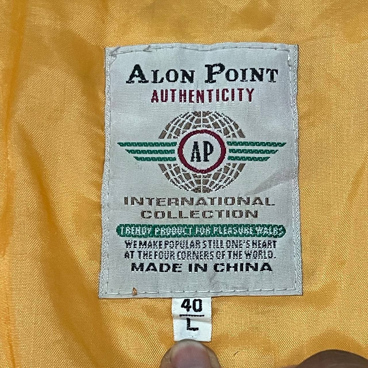 Japanese Brand Vintage Alon Point Bomber Jacket Size US L / EU 52-54 / 3 - 9 Thumbnail