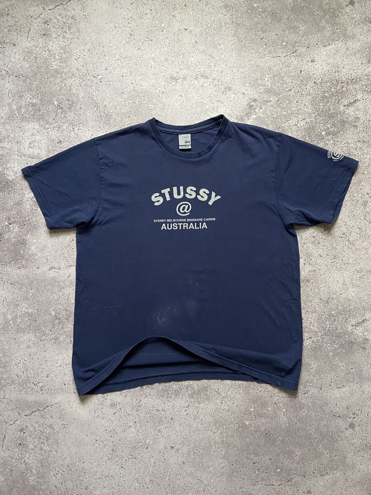 Stussy Vintage Stussy Australia Big Logo T-Shirt Skateboard Size L Size US L / EU 52-54 / 3 - 1 Thumbnail
